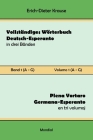 Vollständiges Wörterbuch Deutsch-Esperanto in drei Bänden. Band 1 (A-G): Plena Vortaro Germana-Esperanto en tri volumoj. Volumo 1 (A-G) By Erich-Dieter Krause Cover Image