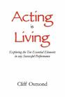 Acting is Living Cover Image