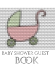 Baby Shower themed stroller blank page Guest Book Cover Image