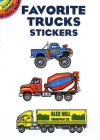 Favorite Trucks Stickers (Dover Little Activity Books) By Bruce LaFontaine Cover Image
