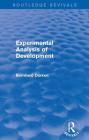 Experimental Analysis of Development (Routledge Revivals) By Bernhard Dürken Cover Image