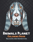 Animals Planet - Coloring Book - Relaxing and Inspiration By Ava Colouring Books Cover Image