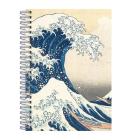 Bhokusai Great Wave Wire-O Journal 6 X 8.5 By Galison, Katsushika Hokusai (By (artist)), Bridgeman Images (By (artist)) Cover Image