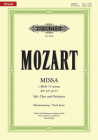 Mass in C Minor K427 (Completed by F. Beyer) (Vocal Score): For Sstb Soli, Choir and Orchestra, Urtext (Edition Peters) Cover Image