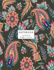 Notebook magic lover: Flower on green and Dot Graph Line Sketch pages, Extra large (8.5 x 11) inches, 110 pages, White paper, Sketch, Draw a Cover Image