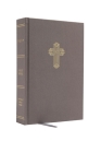 Nrsv, Catholic Bible, Journal Edition, Cloth Over Board, Gray, Comfort Print: Holy Bible Cover Image