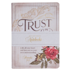 Christian Art Gifts Slim Scripture Notebooks for Women, Trust Hope in the Lord - Inspirational Bible Verse Variety, Floral Set/2 Large By Christianart Gifts (Created by) Cover Image