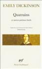 Quatrains Et Autr Poe Bre (Poesie/Gallimard) Cover Image