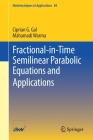Fractional-In-Time Semilinear Parabolic Equations and Applications By Ciprian G. Gal, Mahamadi Warma Cover Image
