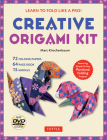 Creative Origami Kit: Learn to Fold Like a Pro!: Instructional DVD, 64-Page Origami Book, 72 Origami Papers: Original Easy Origami for Kids By Marc Kirschenbaum, Araldo de Luca (Photographer) Cover Image