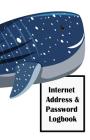 Internet Address & Password Logbook: Whale Sharks On White Cover, Extra Size (5.5 x 8.5) inches, 110 pages Cover Image