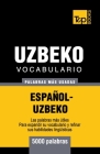 Vocabulario español-uzbeco - 5000 palabras más usadas Cover Image