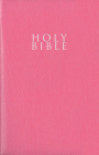 Niv, Gift and Award Bible, Leather-Look, Pink, Red Letter Edition, Comfort Print By Zondervan Cover Image