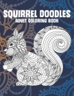 Squirrel Doodles - Adult Coloring Book Cover Image