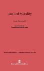 Law and Morality: Leon Petrażycki (Twentieth Century Legal Philosophy #7) Cover Image