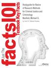 Studyguide for Basics of Research Methods for Criminal Justice and Criminology by Maxfield, Michael G., ISBN 9781111346911 By Cram101 Textbook Reviews Cover Image