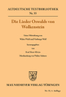 Die Lieder Oswalds von Wolkenstein (Altdeutsche Textbibliothek #55) By Oswald Wolkenstein, Karl Kurt Klein (Editor), Walter Salmen (Editor) Cover Image
