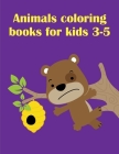 Animals Coloring Books For Kids 3-5: Cute Christmas Animals and Funny Activity for Kids Cover Image