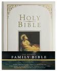 Holman KJV Family Bible, White Imitation Leather Cover Image