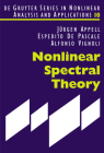 Nonlinear Spectral Theory Cover Image
