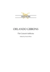 Orlando Gibbons: The Consort Anthems By Orlando Gibbons (Composer), David Pinto (Editor) Cover Image