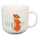 The Fur Side Coffee Mug for Dog Lovers, Let's Raise the Woof Ceramic By Christian Art Gifts (Created by) Cover Image