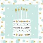 Happy Birthday: Guest Book Gold Color-FILLED Fluer de Lis End Pages Gifts for Women for Girls for teens 26th 27th 28th 29th 31st 32nd By Birthday Party Supplies Departments, Celebrationery Cover Image