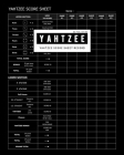 BG Publishing Yahtzee Score Record: Yahtzee Game Sheet Keeper for Multiple Games of Yahtzee Score Cards with Players Write in the player name and reco Cover Image