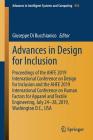 Advances in Design for Inclusion: Proceedings of the Ahfe 2019 International Conference on Design for Inclusion and the Ahfe 2019 International Confer (Advances in Intelligent Systems and Computing #954) Cover Image
