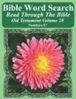 Bible Word Search Read Through The Bible Old Testament Volume 28: Numbers #7 Extra Large Print Cover Image