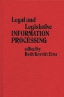Legal and Legislative Information Processing Cover Image