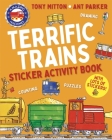 Amazing Machines Terrific Trains Sticker Activity Book Cover Image