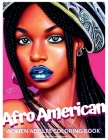 Afro American Women Adults Coloring Book Cover Image