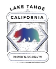 Lake Tahoe California: Notebook For Camping Hiking Fishing and Skiing Fans. 7.5 x 9.25 Inch Soft Cover Notepad With 120 Pages Of College Rule By Delsee Notebooks Cover Image