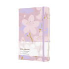 Moleskine Limited Edition Sakura Notebook, Large, Plain, Pink/Purple, Hard Cover (5 x 8.25) By Moleskine Cover Image