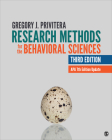 Research Methods for the Behavioral Sciences By Gregory J. Privitera Cover Image