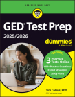 GED Test Prep 2025 / 2026 for Dummies (+3 Practice Tests Online) Cover Image