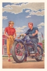 Vintage Journal Couple with Motorcycle Cover Image