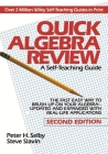 Quick Algebra Review STG 2e (Wiley Self-Teaching Guides #165) By Steve Slavin, Peter H. Selby Cover Image