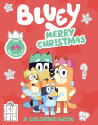 Bluey: Merry Christmas: A Coloring Book Cover Image
