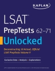 LSAT PrepTests 62-71 Unlocked: Exclusive Data + Analysis + Explanations (Kaplan Test Prep) Cover Image