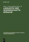 Linguistik Der Wissenschaftssprache (Akademie der Wissenschaften Zu Berlin. Forschungsberichte #10) Cover Image