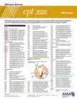 CPT 2020 Express Reference Coding Card: Oms/Dental By American Medical Association Cover Image