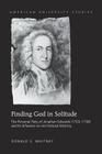Finding God in Solitude: The Personal Piety of Jonathan Edwards (1703-1758) and Its Influence on His Pastoral Ministry (American University Studies #340) Cover Image
