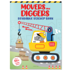 Movers and Diggers: Reusable Sticker Book By Wonder House Books Cover Image