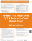 Federal Trial Objections Reference Card Cover Image