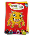 Monster Colouring Book: Jumbo Sized Colouring Books (Giant book Series) By Wonder House Books Cover Image