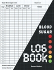 Blood sugar logbook: Large print diabetic diary for glucose level monitoring & Tracking By Emma Charles Cover Image