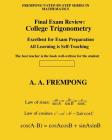 Final Exam Review: College Trigonometry Cover Image
