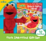 Sesame Street: Elmo's Potty Book First Look and Find Gift Set Book and Elmo Plush Cover Image